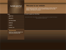 Tablet Screenshot of kunjalpanchal.com